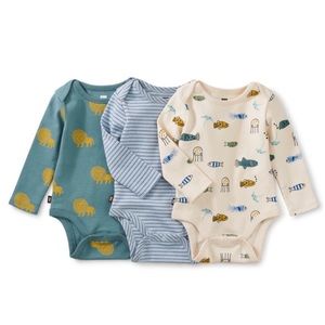 NWT Tea Collection 3-Pack Bodysuits